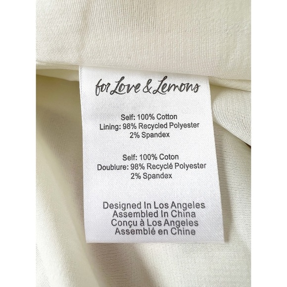 NWT For Love and Lemons Arya Mini Floral Woodland Fairycore Dress Size Medium - Picture 8 of 11